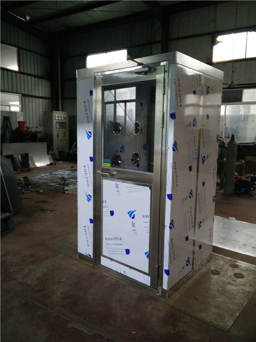 寧夏風(fēng)淋室廠(chǎng)家供應(yīng)單人單吹風(fēng)淋門(mén)（風(fēng)淋室設(shè)備）的制作參數(shù)